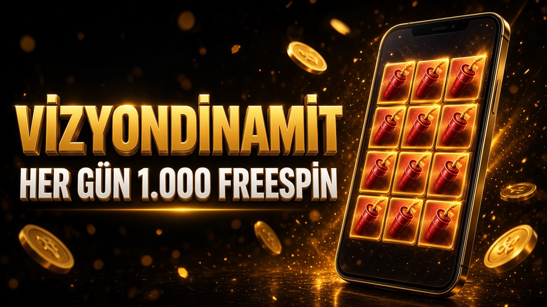 VizyonDinamit ile Her Gün 1.000 Freespin